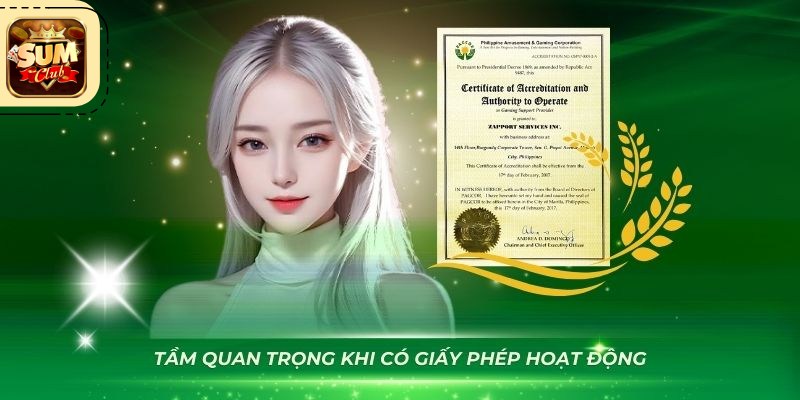 Giấy Phép Hoạt Động Sumclub – Đảm Bảo Uy Tín và An Toàn Tuyệt Đối Giấy phép hoạt động Sumclub – Bảo chứng cho sự an toàn và minh bạch